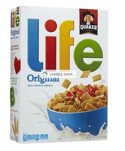 Quaker, Life Cereal, Original, 18oz Box (Pack of 3) by Life Cereal in Kuwait