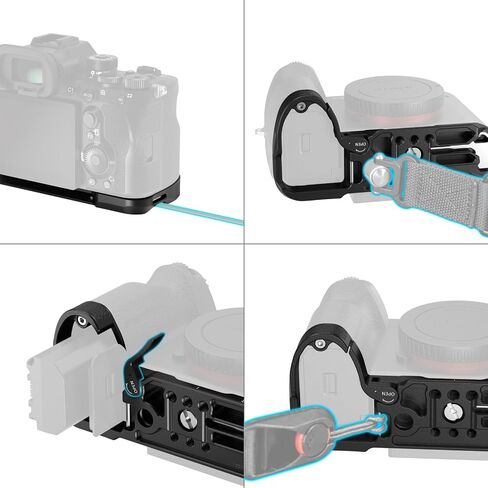 SmallRig A7R VI Baseplate, Mount Plate for Sony Alpha 7R VI, 98g Lightweight, Plate for Arca-Swiss, 1/4"-20 Threaded Holes, Ergonomics Design in Kuwait