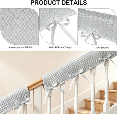 3Pcs Furniture Edge Protector Strips, Breathable Mesh, Machine Washable, Easy Install, Universal Multi-Surface Guard in Kuwait