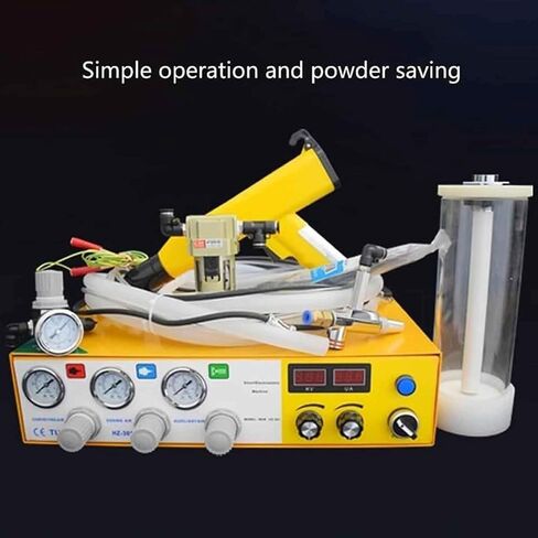 Electric Powder Coating Gun,1L Dual Display Manual Plastic Powder Sprayer with Accessories,for Automotive, Marine, Home in Kuwait