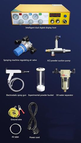 Electrostatic Coating Machine Manual Plastic Powder Sprayer,Powder Coating System Kits in Kuwait
