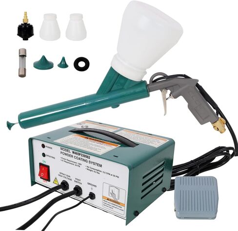 Complete Electrostatic Powder System with Spray Gun and Accessories in Kuwait