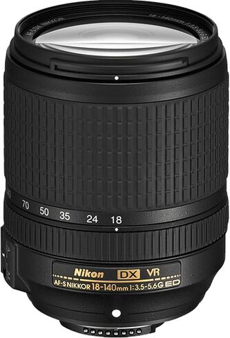 Nikon D7500 DSLR Camera Kit with 18-140mm VR Lens + 128GB Memory + Case + Filters + Tripod + 3 Piece Filter Kit + More (24pc Bundle) (Renewed) in Kuwait