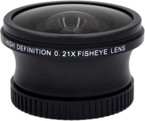 Extreme-Fish-Eye Lens (0.21x) for Sony DCR-DVD505 + New West Micro Fiber Cloth in Kuwait