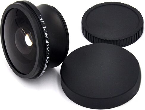 Extreme-Fish-Eye Lens (0.21x) for Sony DCR-DVD505 + New West Micro Fiber Cloth in Kuwait