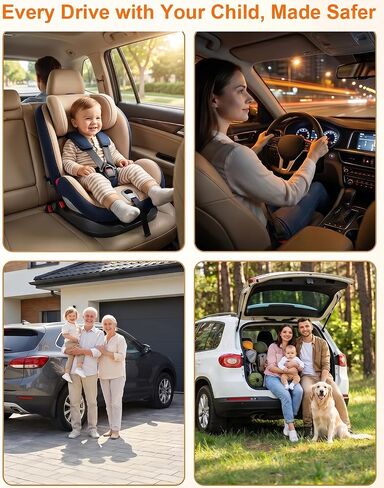 Baby Car Camera, Backseat Baby Monitor for Car, 1080P HD Rear-Facing Infant Camera, See Baby Without Turning Around, Night Vision, 120° Wide View, Easy Install, Stable & Anti-Glare Display in Kuwait