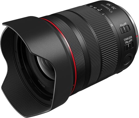 Canon RF20–50mm F4 L is USM PZ Lens, Full-Frame Mirrorless Lens, Built-in Power Zoom, Ideal for Video and Still Creators, Compatible with Canon EOS R-Series and RF-Compatible Cinema EOS Cameras in Kuwait