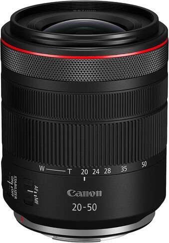 Canon RF20–50mm F4 L is USM PZ Lens, Full-Frame Mirrorless Lens, Built-in Power Zoom, Ideal for Video and Still Creators, Compatible with Canon EOS R-Series and RF-Compatible Cinema EOS Cameras in Kuwait