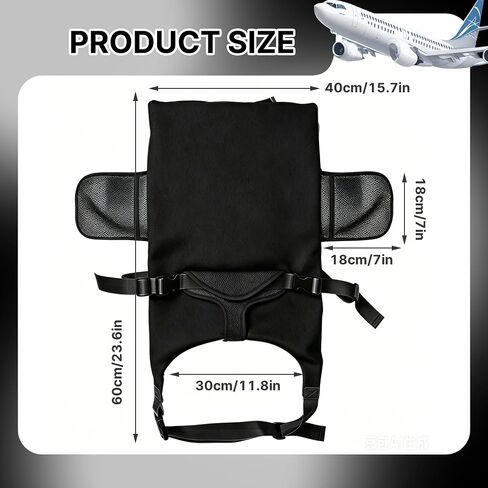 Toddler Airplane Bed, 1-12 Months Old Baby Travel Essentials for Flying, Portable Baby Airplane Bed for Flight, Suitable for Airplanes in Kuwait