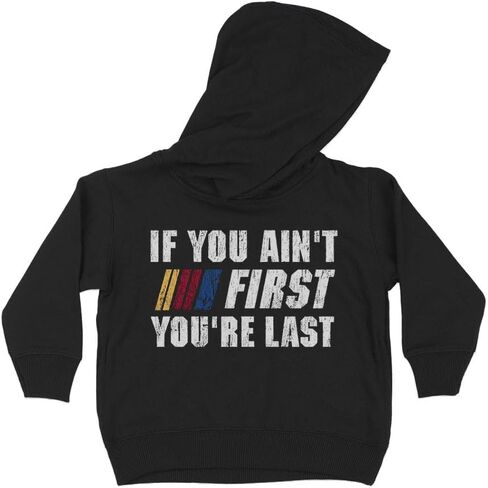 TeesAndTankYou If You Ain't First You're Last Kids Hoodie Sweatshirt Toddler in Kuwait