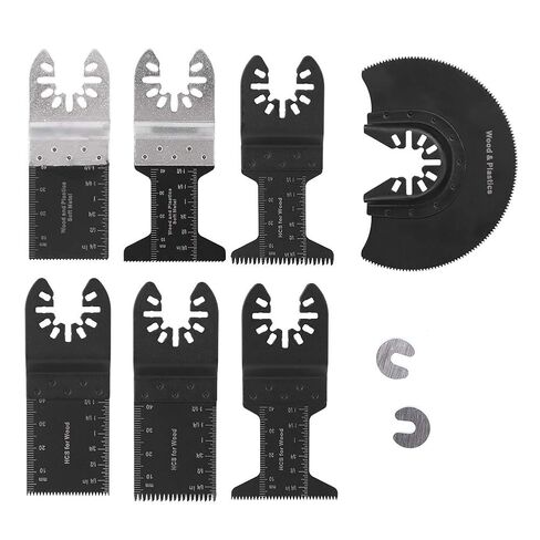 52PCS High Carbon Steel Saw Blades Oscillating Multi Tool Kit Home DIY Wood Cutting Accessories Set in Kuwait