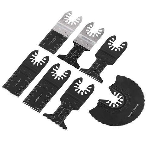 52PCS High Carbon Steel Saw Blades Oscillating Multi Tool Kit Home DIY Wood Cutting Accessories Set in Kuwait