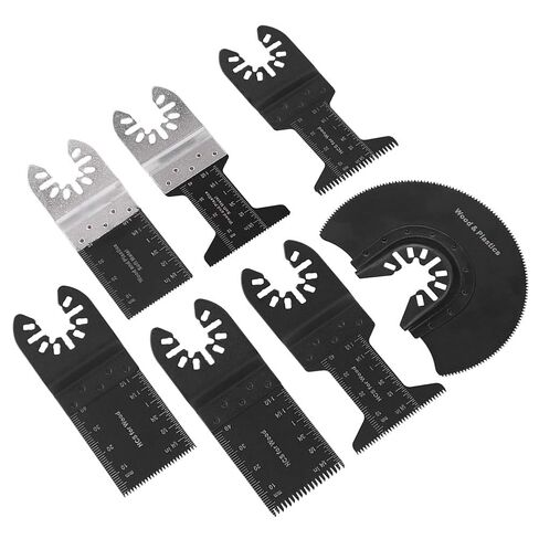 52PCS High Carbon Steel Saw Blades Oscillating Multi Tool Kit Home DIY Wood Cutting Accessories Set in Kuwait