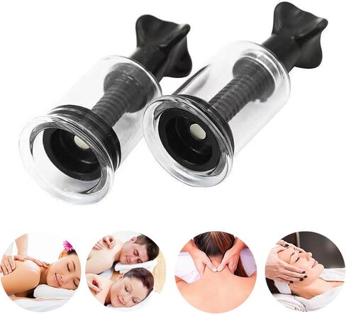 Jesakmie 2 Pair Big Size Red Nipple Correctors for Breastfeeding Women Monther, Nipple Puller Vacuum Suction Cupping Device Nipple Suckers for Flat and Inverted Nipples (BigBlack BigRed) in Kuwait