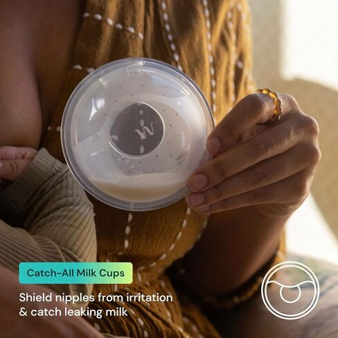 Willow - Breastfeeding Essentials Care Kit - Breast Pads & Nipple Pads | Includes Catch-All Cups, gel nipple pads, reusable & disposable breast pads, free feeding course & lactation support in Kuwait