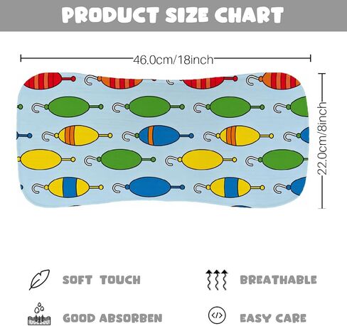 6 Pack Fishing Baby Burp Cloths for Boys Girls with Fishing Pattern,Large Cotton Burp Rags for Nursery Decor Newborns Gifts Extra Soft and Absorbent in Kuwait