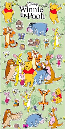 Winnie the Pooh Burp Cloth Set - Bundle with 4 Disney Burp Cloths Clothing Protection for Baby Feeding Plus Stickers, More | Mickey Mouse Baby Accessories Set in Kuwait