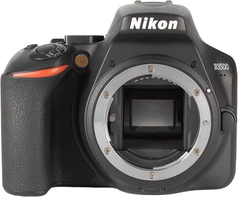 Nikon D3500 DSLR Camera Body Only Bundle | 24.2MP DX Sensor, Beginner-Friendly Controls, Full HD 1080p Video (1590) | Includes 64GB Memory Card, Camera Bag, Tripod, Filter Kit, Cleaning Accessories in Kuwait