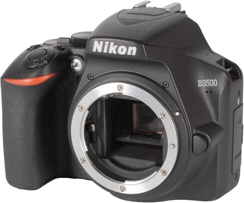 Nikon D3500 DSLR Camera Body Only Bundle | 24.2MP DX Sensor, Beginner-Friendly Controls, Full HD 1080p Video (1590) | Includes 64GB Memory Card, Camera Bag, Tripod, Filter Kit, Cleaning Accessories in Kuwait