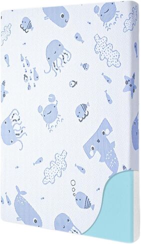 Pack and Play Mattress,38"x26" Dual Sided Premium Memory Foam | with Breathable Removable Washable Cover,Non-slip Bottom,Skin Friendly Fabric,Pack n Play Mattress in Kuwait