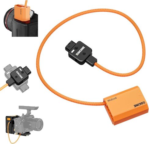 ZGCINE USB-C to NP-FZ100 Dummy Battery for Sony, Regulated 8.4V Output, Compatible with Sony A7IV A7III A7SIII A7RV FX3 FX30 A7C II A6700 ZV-E1 ZV-E10II A1 A9III A7 A7C A7V A9II, 60cm Braided Cable in Kuwait