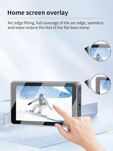 Screen Protector for GODOX GM6S Pro 5.5inch Camera Field Monitor,High-definition Scratch Resistant Nanofilm Film,HD Clear,Bubble Free,Easy Installation,2 Pack in Kuwait