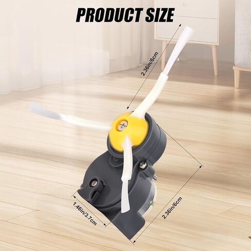Side Brush Motor Module for Roomba 500/600/700/800/900 i3 i7 e5 e6 e7 530 560 570 620 650 694 780 900 860 870 880 890 960 980 Series, Vacuum Cleaner Robot Parts Accessories Replacement in Kuwait