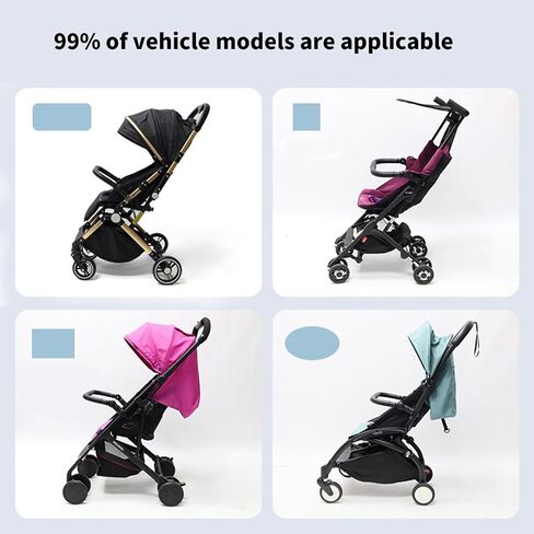 Strollers Bumper Adjustable Handlebar Replacement Crossbars Fit Most Pushchair Pram Armrest Detachable in Kuwait
