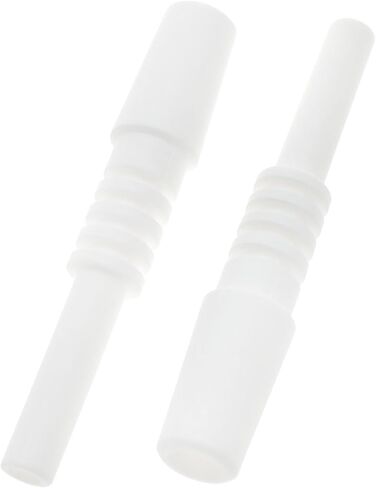 White Ceramic Nozzles 79.5x14mm/3.13x0.55Inch 2PCS | High-Temperature Resistant Tip For Handheld Sandblaster Blast Gun, , Blasting Equipment Accessory in Kuwait