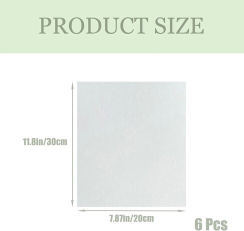 6 Pcs Light Diffuser Sheet Adhesive Sticker, Diffusion Cover Sheet Anti-Glare, Lighting Diffusion Sticker for Soften LED Downlight Ceiling Lighting LED Panel (11.8x8.2 Inches) in Kuwait
