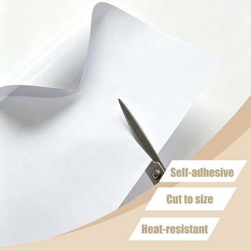 6 Pcs Light Diffuser Sheet Adhesive Sticker, Diffusion Cover Sheet Anti-Glare, Lighting Diffusion Sticker for Soften LED Downlight Ceiling Lighting LED Panel (11.8x8.2 Inches) in Kuwait