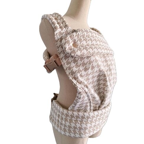 Houndstooth Cotton Ergonomic Baby Carrier,3 Carry Positions | IHDI Hip Healthy Certified ergonomic seat, fits babies 11–44 lbs / 3–36 months for newborn to toddler daily use in Kuwait