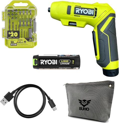 Ryobi USB Lithium Screwdriver Kit with 2.0Ah Battery & Pouch in Kuwait