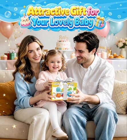Baby Bath Toys for Kids, STOPKLAS Squeezable Water Toys for Toddlers, 10 PCS Bathtub Toys with Kids Watering Can & Storage Bag, Baby Pool Float Animal Toys for Bath, Shower, Pool, Baby Girl Boy Gift in Kuwait