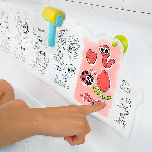 Yookidoo Spray 'N' Roll Magic Book - Mess-Free Water Activated Painting Game, Reusable Color Reveal Bath Toy, Fine Motor Skills Gift for Toddlers & Babies 18 Months+ in Kuwait