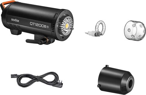 Godox Flash QT1200IIIM Flash Head, High-Power Studio Flash with Fast Recycling, High-Speed Sync, Precise Flash Duration, Consistent Color, Durable Professional Lighting in Kuwait