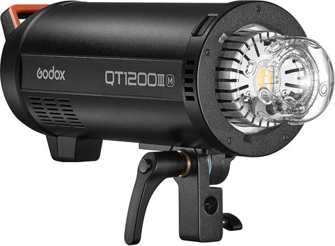Godox Flash QT1200IIIM Flash Head, High-Power Studio Flash with Fast Recycling, High-Speed Sync, Precise Flash Duration, Consistent Color, Durable Professional Lighting in Kuwait