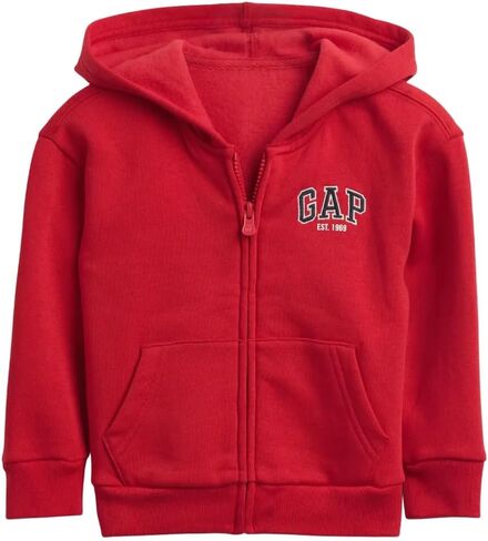 GAP Baby Boys' Hooded Est. 1969 Logo Full Zip in Kuwait