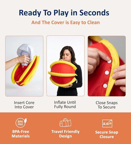 Nurture Smart™ Rib-It-Ball – Ribbed Crinkle Texture, Bright Colors Easy-to-Grip. Designed for Babies, Toddlers & Pre-Schoolers Motor Skills Development & Sensory Play, Perfect in Kuwait