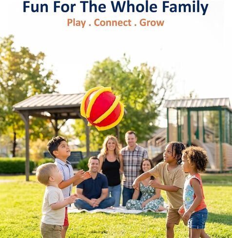 Nurture Smart™ Rib-It-Ball – Ribbed Crinkle Texture, Bright Colors Easy-to-Grip. Designed for Babies, Toddlers & Pre-Schoolers Motor Skills Development & Sensory Play, Perfect in Kuwait