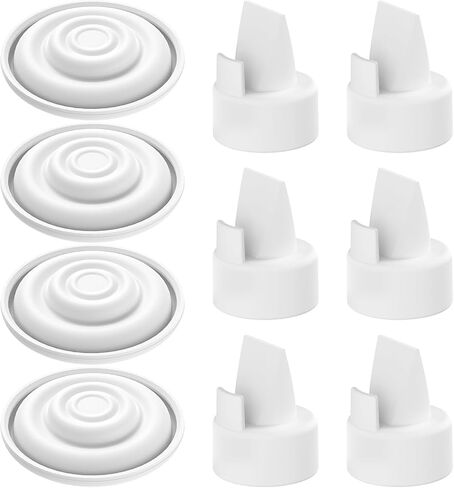 Pump Parts for Spectra, 10 PCS Replacement Kit with Duckbill Valves, Backflow Protectors, Tubes & Membranes for Spectra S1 S2 9 Plus Synergy Gold Pumps in Kuwait