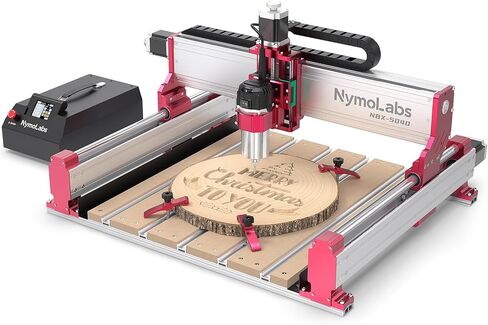 NBX-5040 CNC Router Machine + 4th Axis Rotary Module Kit + 5 Axis CNC MPG Handwheel Controller + Dust Shoe in Kuwait