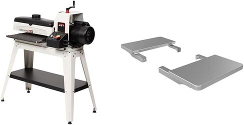 JET 16" x 32" Oscillating Drum Sander, 10 FPM, 1Ph 115V (JWDS-1632OSC) & Infeed/Outfeed Tables (723521),Silver in Kuwait