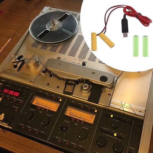 hejhncii 2 in 1 LR6 Battery Eliminators USB Power Supply Replace 3V LR6 Batteries for Clock Toy Camera Christmas Strips Light LED Lights Power Supply in Kuwait
