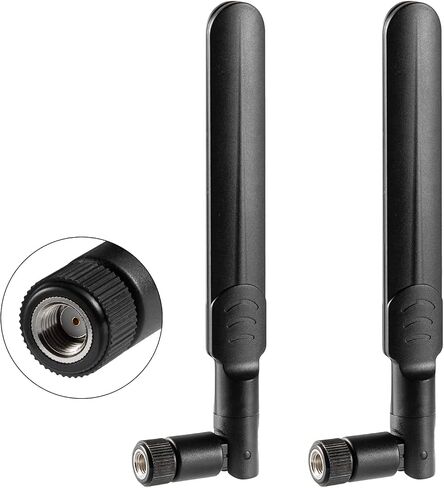 8dBi RP-SMA Male 3G 4G LTE Cellular Trail Camera Long Range Antenna Compatible with Spypoint Link Micro Link Dark Link S Link EVO Tactacam Stealth Cam Camera Cellular Trail Camera (Pack of 2) in Kuwait