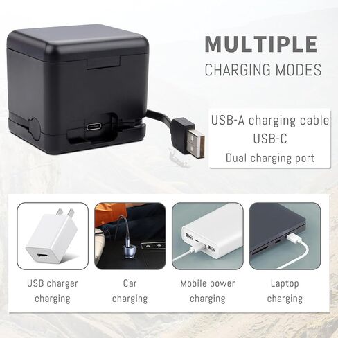 3-Pack Ace Pro 2/ Ace Pro Battery, 3-Channel Fast Charger Hub 1800mAh/6.93W | with USB-C Charging Cable Upgrade for Insta360 Ace Pro 2/Ace Pro/Ace Action Camera in Kuwait