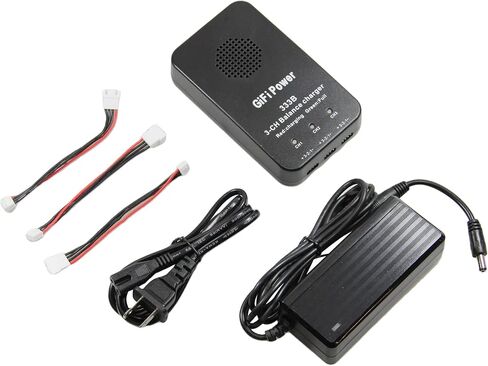 MaximalPower 3-in-1 Battery Balance Charger for Yuneec Q500 LiPo Batteries | 45-Minute Charging with Plug-and-Play Function Simultaneous Charge for Quick Charging (Charger ONLY) in Kuwait