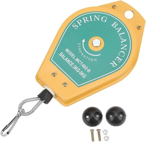 Retractable Spring Balancer 3-5kg/6.6-11Lbs with Tool Fixture Holder & Fittings, Bearing Hanging Tool for Assembly Line in Kuwait