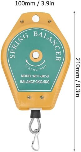 Retractable Spring Balancer 3-5kg/6.6-11Lbs with Tool Fixture Holder & Fittings, Bearing Hanging Tool for Assembly Line in Kuwait
