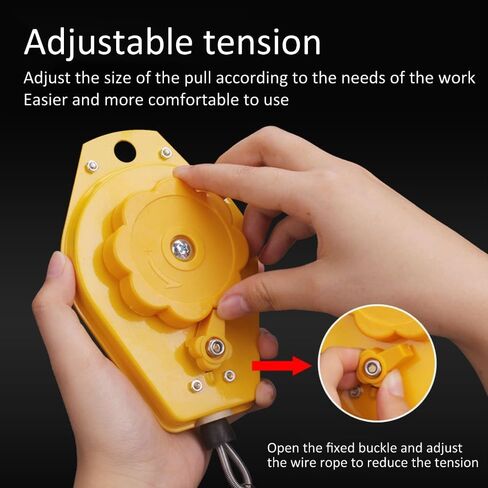 Retractable Spring Balancer 3-5kg/6.6-11Lbs with Tool Fixture Holder & Fittings, Bearing Hanging Tool for Assembly Line in Kuwait